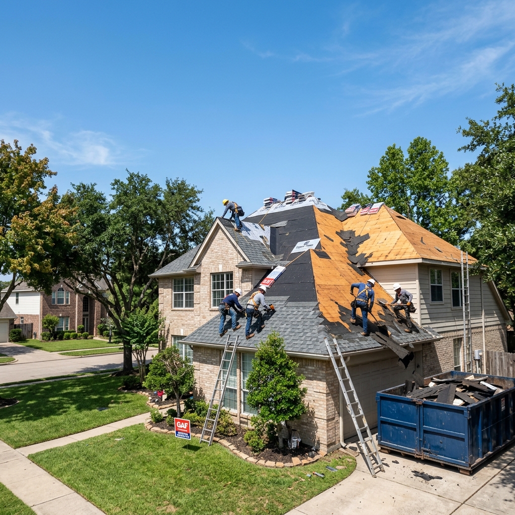 Roof Replacement Cost in Cypress TX