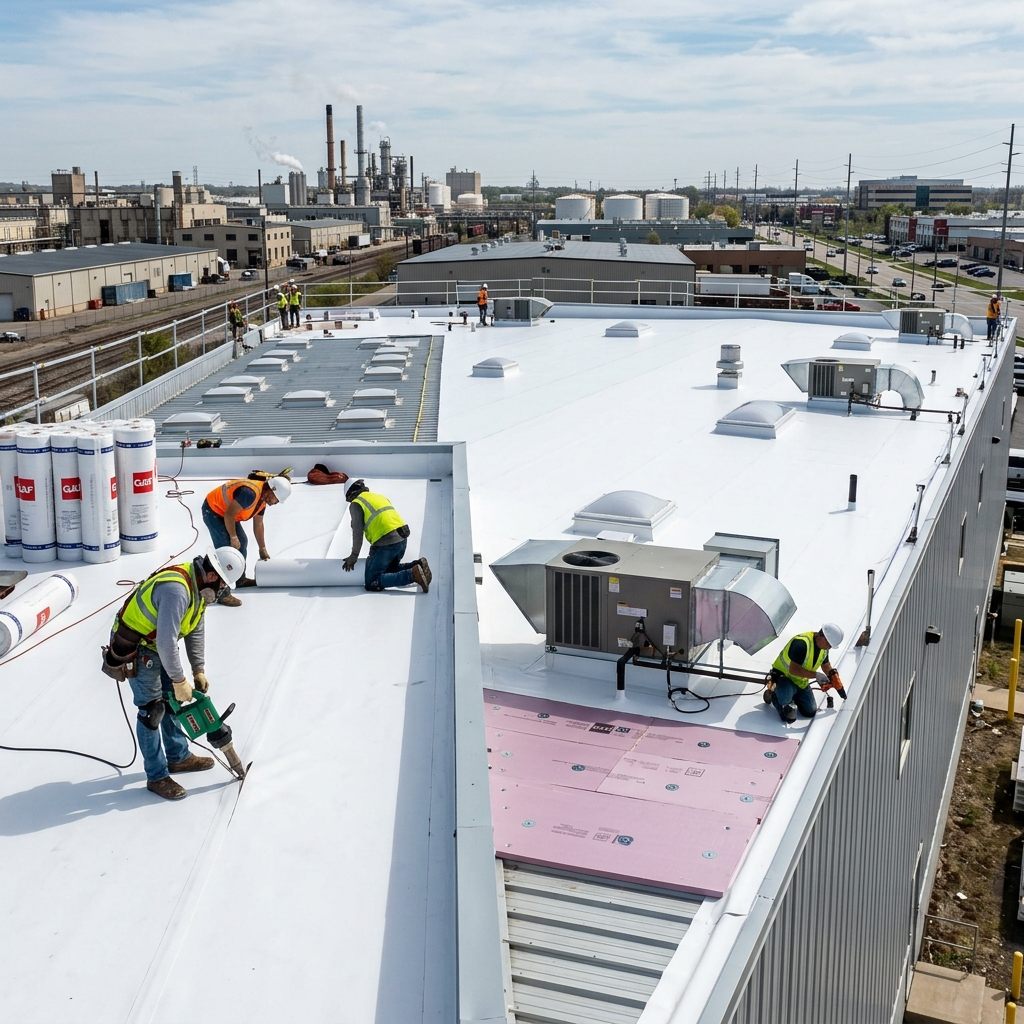 Commercial Roofing Systems in Cypress TX - Flat Roof Experts