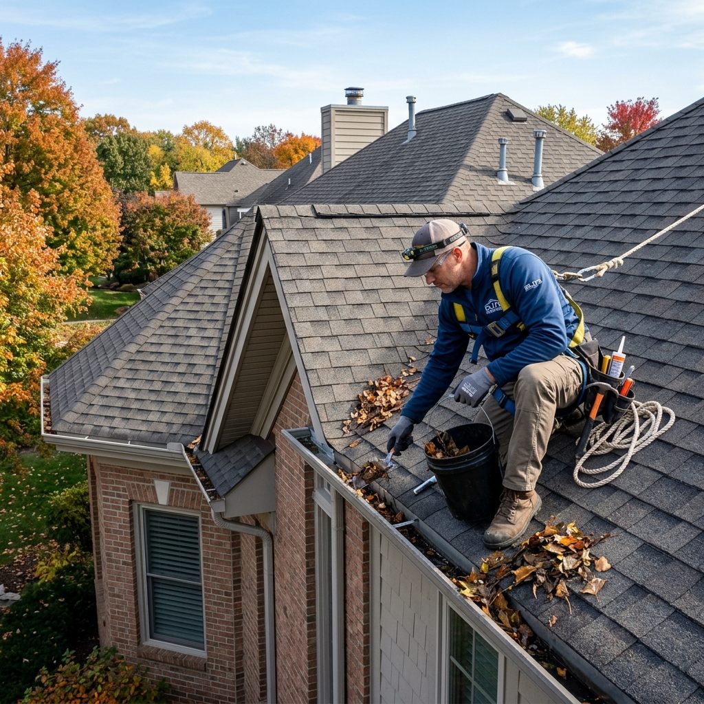 Preventative Roof Maintenance in Cypress TX - Gutter Cleaning